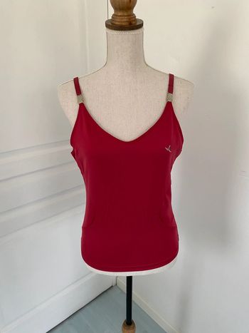 Débardeur sport rouge Domyos 42