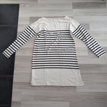 T-shirt femme imprimé à manches longues Etam taille M