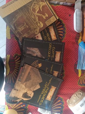 Lot 5 livres sur l'Égypte #orianabllivre