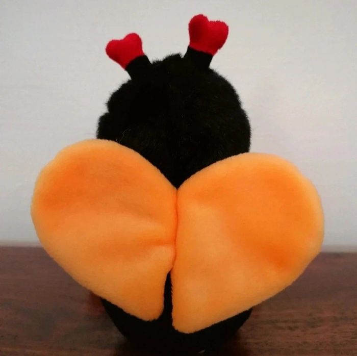 Doudou peluche abeille 20 cm environ - photo numéro 4