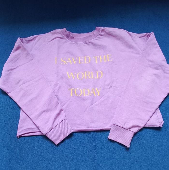 Pull court fille taille S