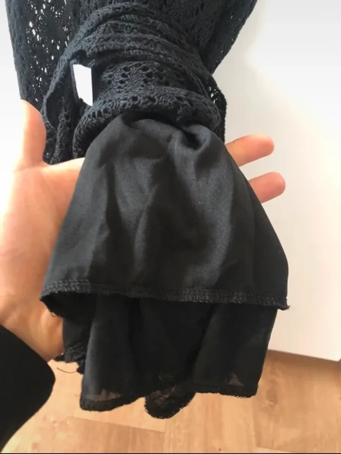 Robe d’été longue crocher noir - photo numéro 6