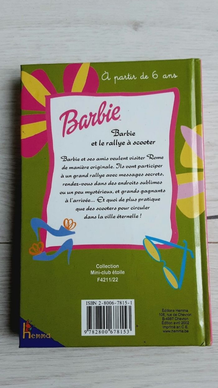 Livre enfant Barbie et le rallye à scooter, Première bibliothèque des enfants - photo numéro 2
