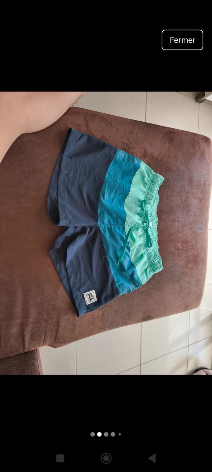 Short de bain homme bleu - S - photo numéro 2