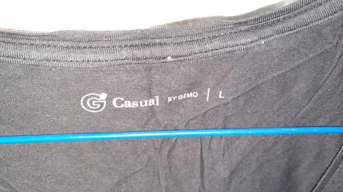 tshirt noir col rond - photo numéro 2