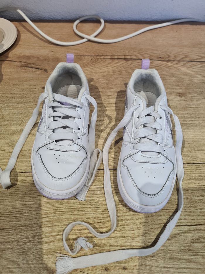Reebok royal prime 2.0 blanche et violette taille  31 - photo numéro 2