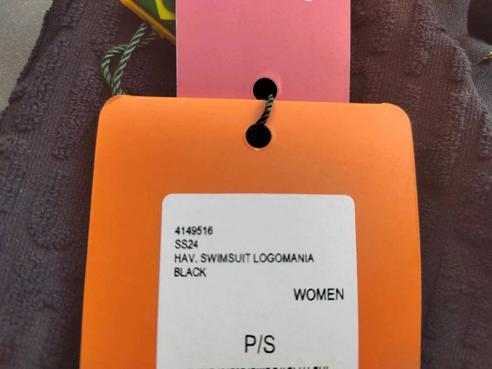 Maillot de bain 1 pièce pour femme noir taille S Havaianas neuf avec étiquette - photo numéro 5