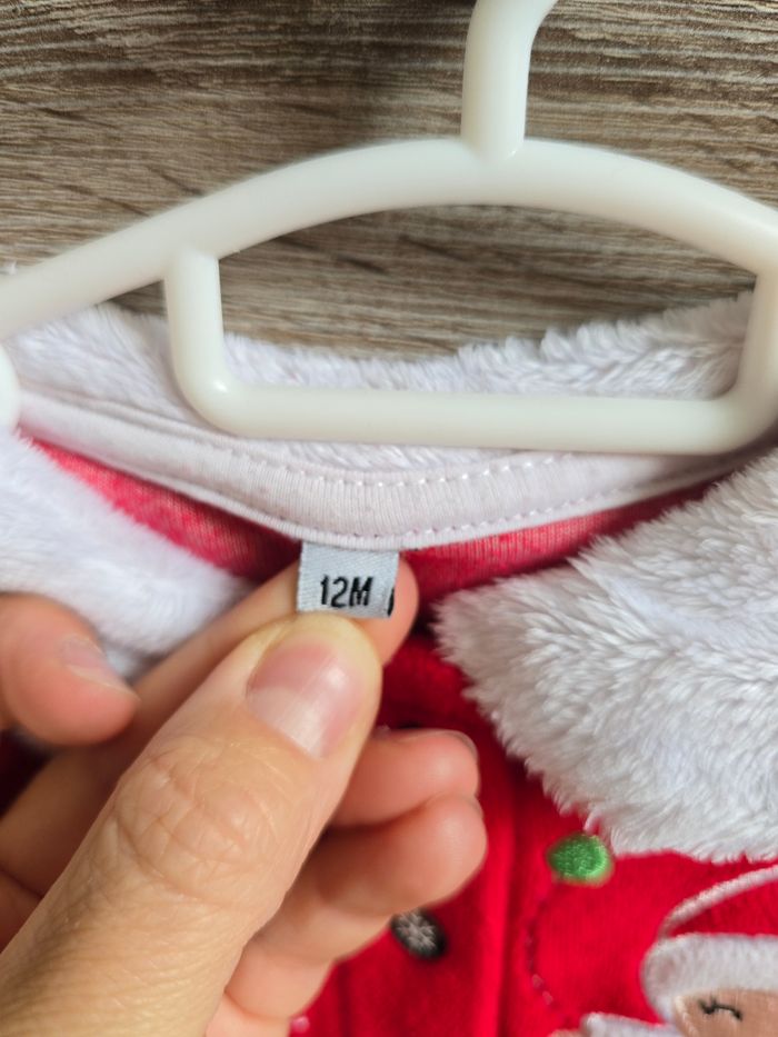 Vêtement Bébé Fille - Robe Noël - 12 mois - photo numéro 5