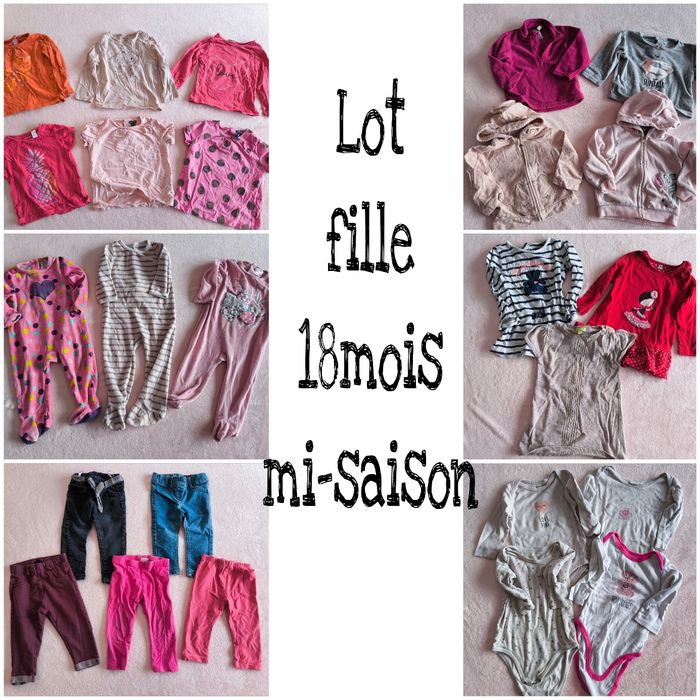 Lot 18mois fille
