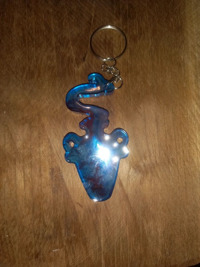 Porte-clé verseau signe zodiaque résine epoxy