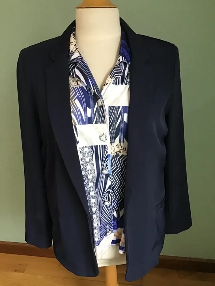 Veste bleue - photo numéro 2