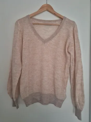 Pull léger maille rose - Garcia Jeans