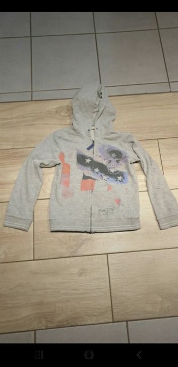 Veste de sweat garçon ddp 8 ans