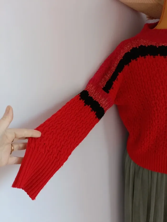 Pull rouge femme Rinascimento - photo numéro 2