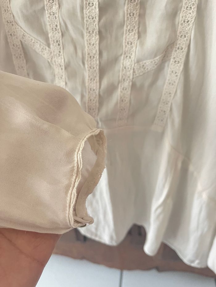 Blouse crème - photo numéro 5