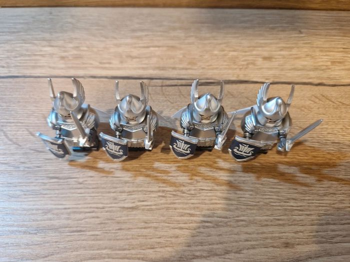 Figurines type lego 4 guerriers de Dol Amroth du gondor seigneur des anneaux - photo numéro 5