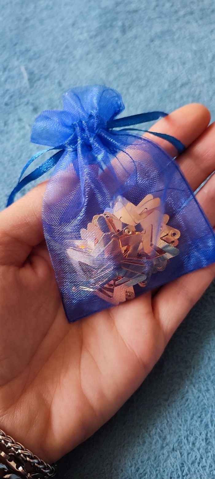 Lot de 20 barrettes clips cheveux forme étoile - photo numéro 8