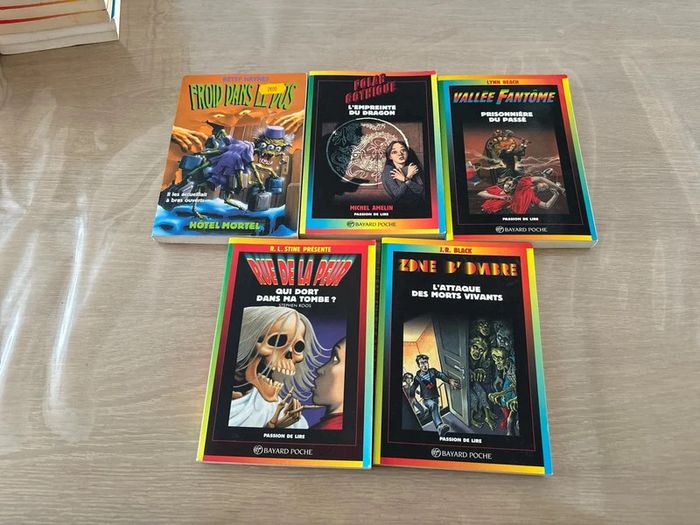 Lot de 5 livres pour enfants 9 / 10 ans