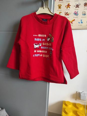 Sweat 6 ans rayar doublé polaire