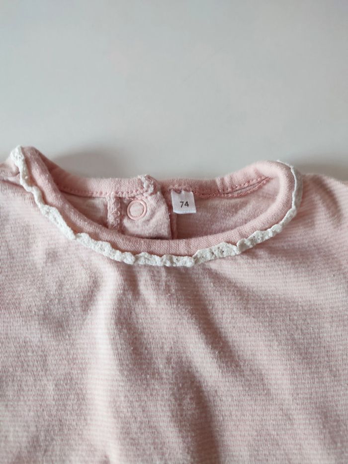 Lot de 3 tee-shirts manches longues –12 mois - photo numéro 6