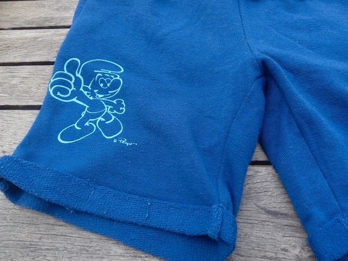 Short bleu Schtroumpfs - photo numéro 2