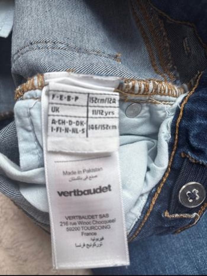 Jeans 12 ans vertbaudet regular - photo numéro 6