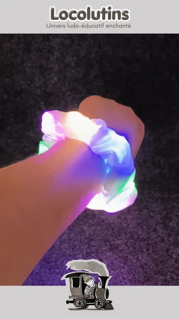 🚂 Élastique LED ▪ blanc - photo numéro 2