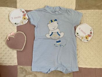Grenouillère bébé garçon 3-6 mois