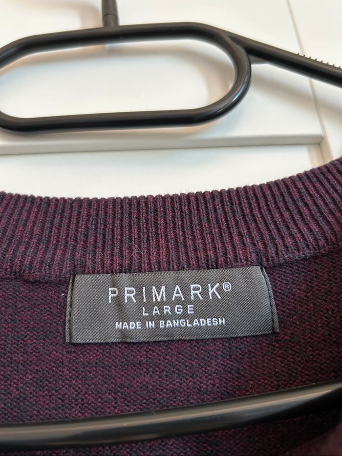 Pull violet à motifs Homme Primark Taille L - photo numéro 4
