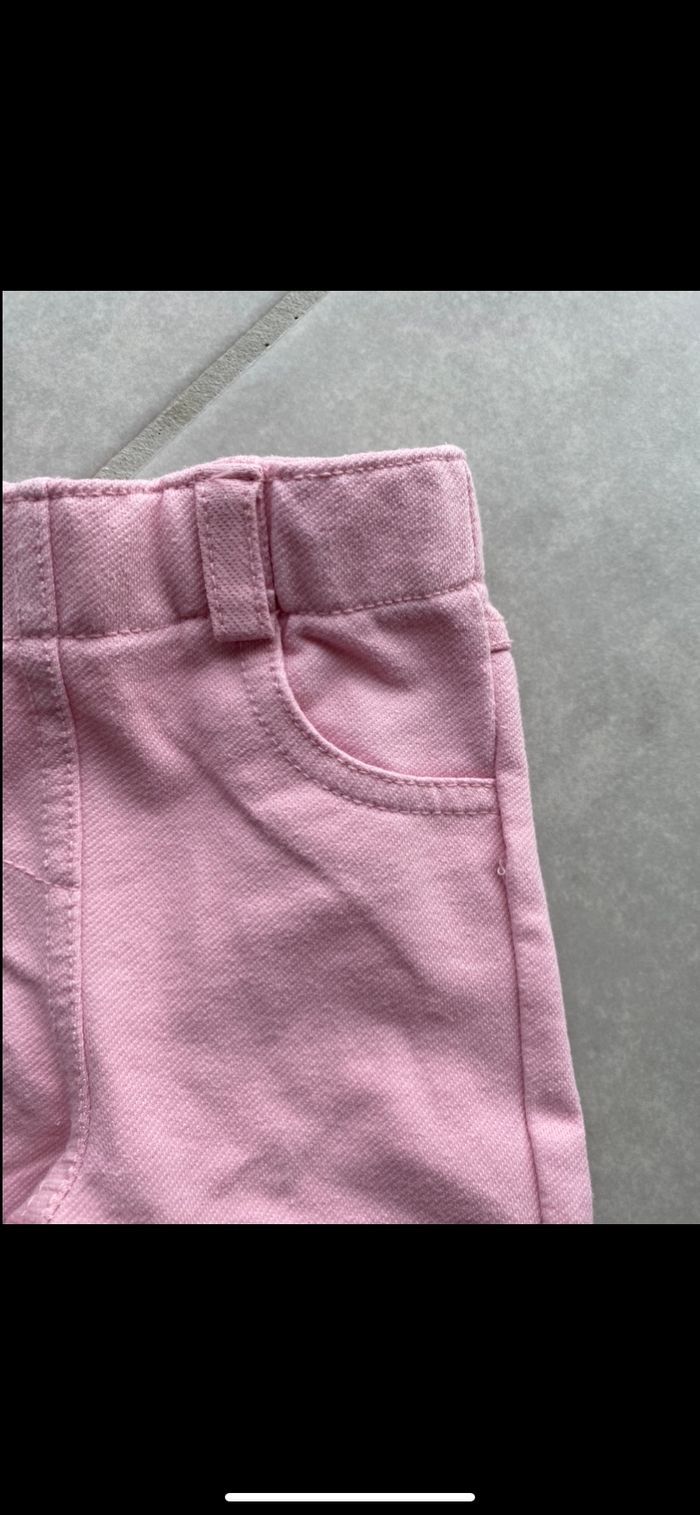 Pantalon Jean rose Taille 3 mois - photo numéro 4