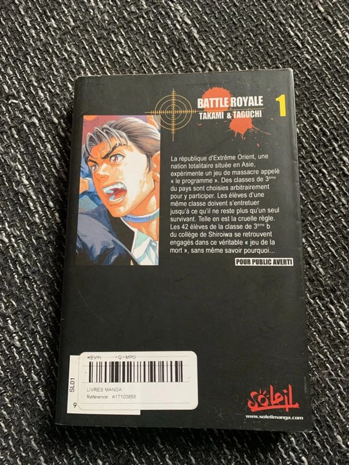Battle Royale - Tome 1 - photo numéro 2