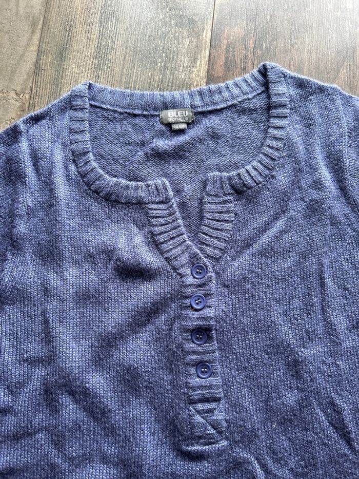 Pull long tout doux violine - photo numéro 4