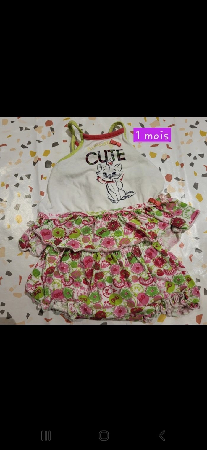 Ensemble bébé fille 1 mois disney baby