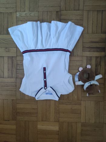 Robe polo blanche Jacadi 18 mois