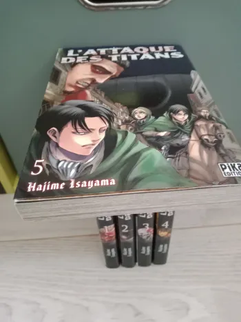 serie albums mangas l 'attaque des titans