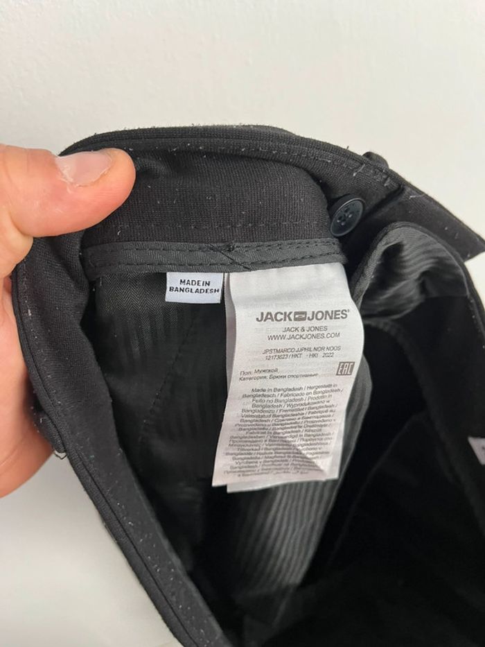 Pantalon Noir Fluide ( Jack & Jones ) Pour Homme Taille 40 - photo numéro 7
