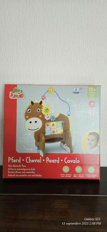 Jeu d'éveil en bois