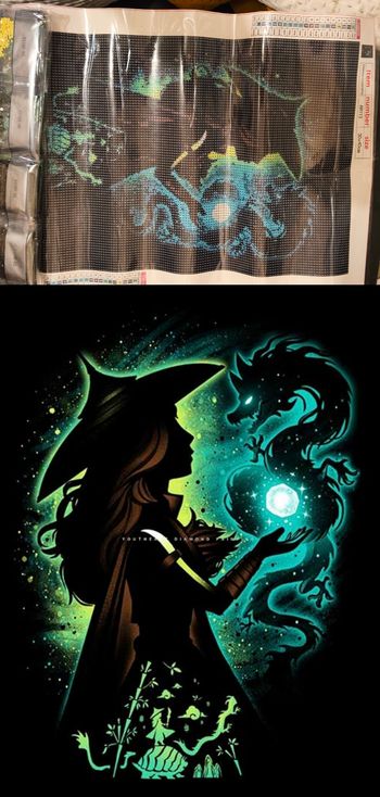 Diamant paint Disney raya 30x40.