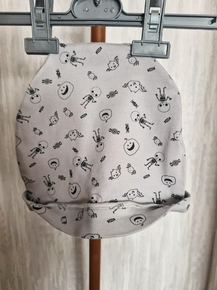 Ensemble bébé mixte 24 mois Pommette Body manches longues + bonnet Halloween Coton - photo numéro 12
