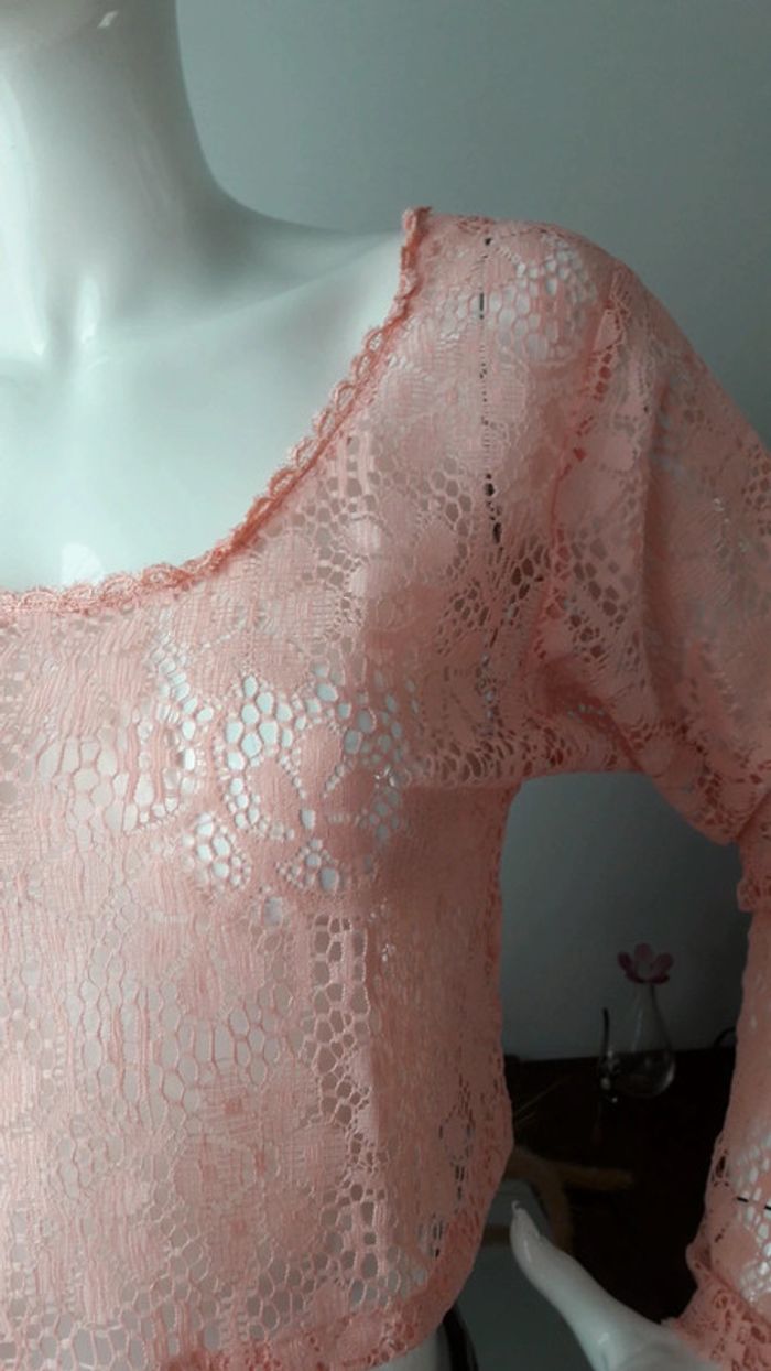 Crop Top dentelle T40/42 - photo numéro 3