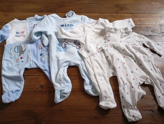 Lot 4 pyjamas 3 mois