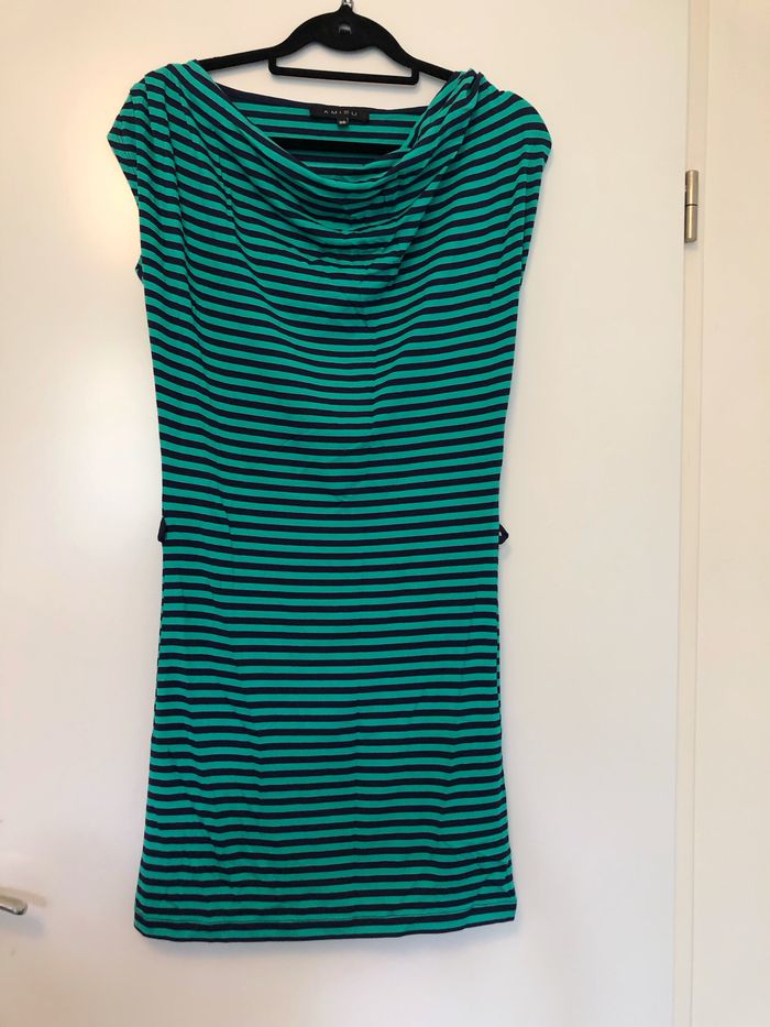 Robe d’été bleue et verte New Yorker