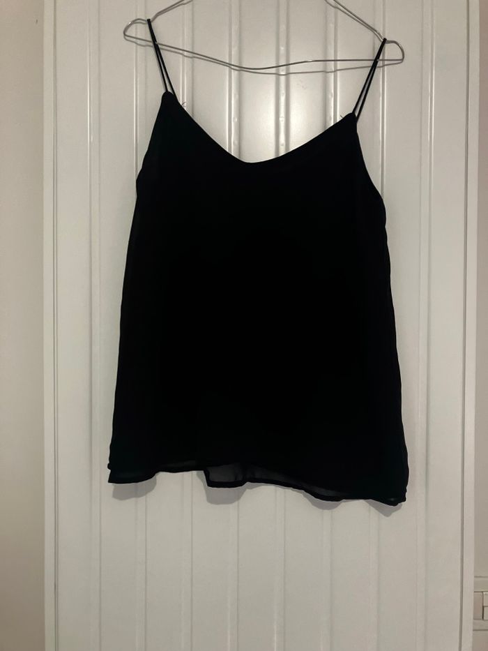 Debardeur caraco noir