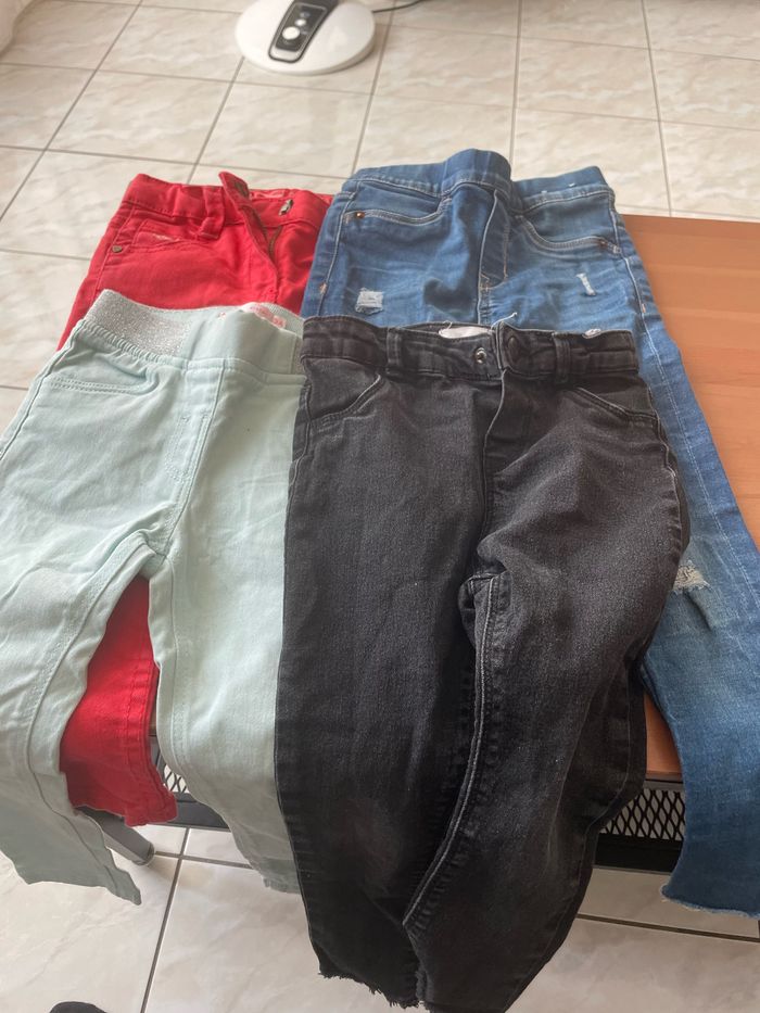 Lot de 4 jeans