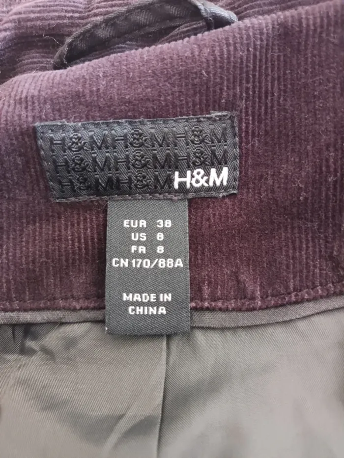 Blazer H et M noir T 38 - photo numéro 7