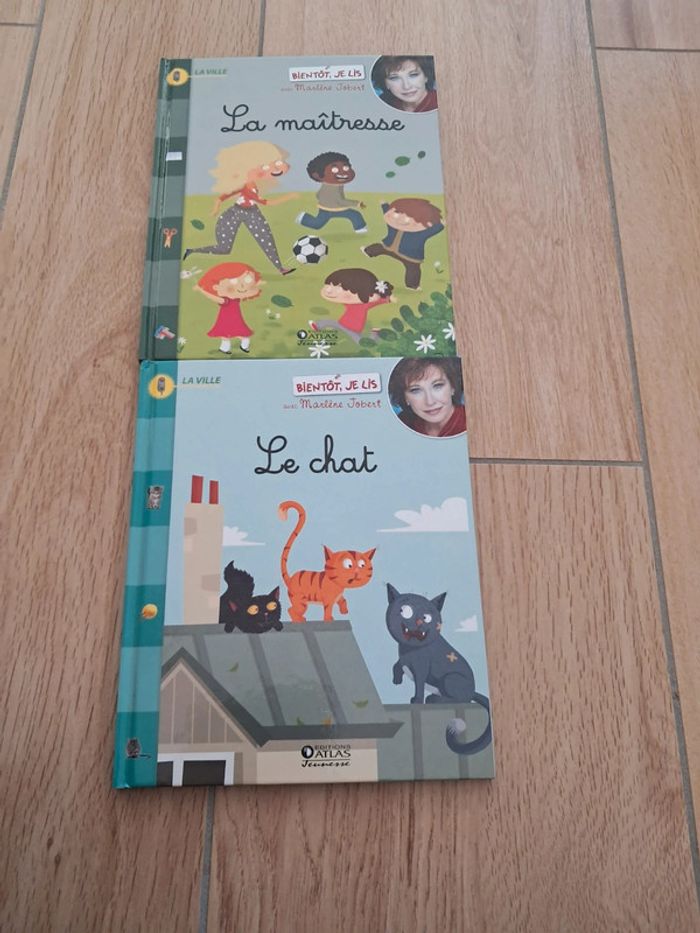 Lot de 2 livres bientôt je lis avec Martine Jobert - photo numéro 2