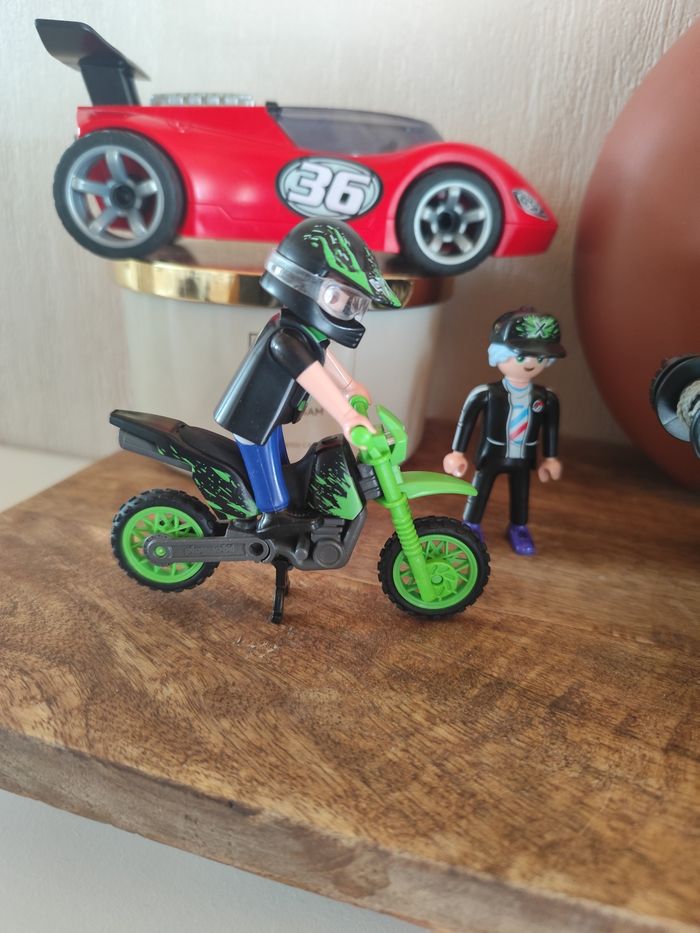 Voitures moto playmobil - photo numéro 2