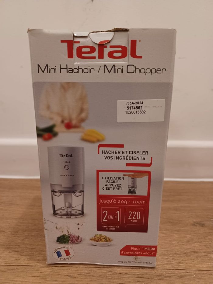 Mini hachoir électrique 2 en 1 TEFAL Neuf - photo numéro 1