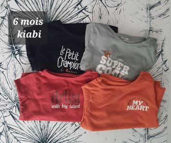 4 t-shirts manches longues