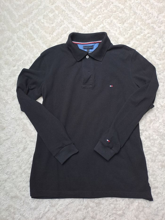 Polo noir Tommy Hilfiger Taille S
